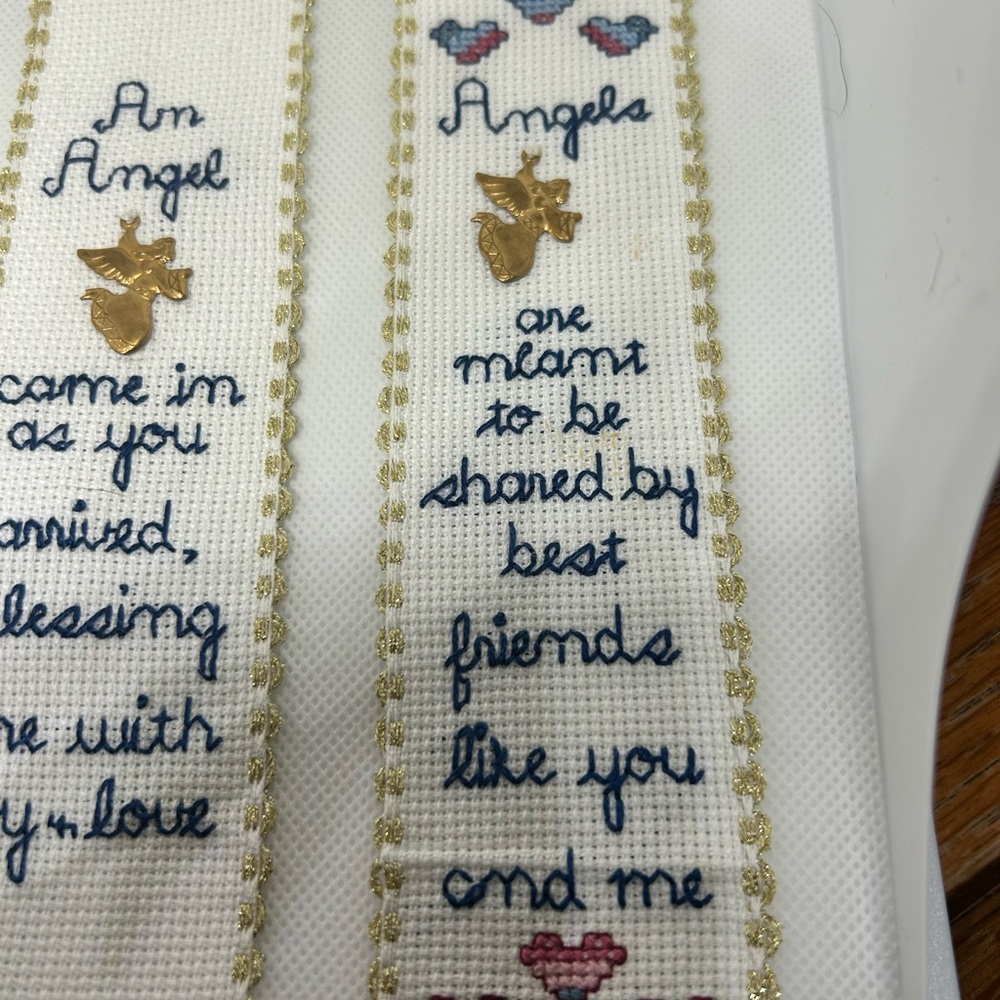 Embroidered Angel Bookmarks‎ Set - Picture 4 of 6